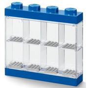 Pojemniki na zabawki - Lego Minifigure Display Case 8 4 Knob Bright Blue - miniaturka - grafika 1