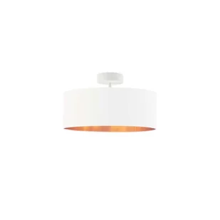 Biała lampa sufitowa do salonu w stylu glamour WENECJA GOLD fi - 30 cm - Lampy sufitowe - miniaturka - grafika 1