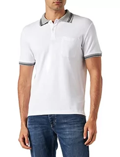 Koszulki męskie - Geox Męska koszulka polo M (DE), biała (Optical White), XXL, optical white, XXL - grafika 1