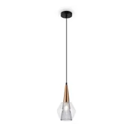 Lampy sufitowe - Lampa wisząca z dekoracyjnym kloszem P003PL-01G1 z serii COPITA - miniaturka - grafika 1