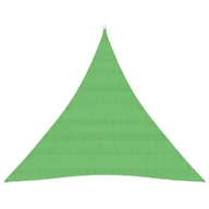 Parasole ogrodowe - vidaXL Żagiel przeciwsłoneczny, 160 g/m, jasnozielony, 5x5x5 m, HDPE 311317 - miniaturka - grafika 1