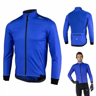 Rogelli, Kurtka męska, PESARO 2.0 softshell, niebieski, rozmiar XXL - Kurtki rowerowe - miniaturka - grafika 1