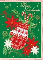 Kartki okolicznościowe i zaproszenia - Karnet B6, świąteczna rękawiczka - miniaturka - grafika 1