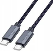 Kable USB - HOCO kabel Typ C do Typ C PD QC3.0 5A 240W U134 1,8 m ciemny niebieski - miniaturka - grafika 1