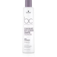 Szampony do włosów - Schwarzkopf Professional BC CLEAN BALANCE DEEP CLEANSING SHAMPOO 250ML - miniaturka - grafika 1