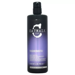 Tigi Catwalk Fashionista Violet Shampoo szampon do włosów 750ml - Szampony do włosów - miniaturka - grafika 1