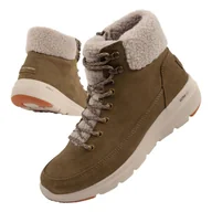 Buty trekkingowe damskie - Buty zimowe sportowe damskie Skechers Glacial Ultra-Woodlands - miniaturka - grafika 1