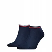 Skarpetki damskie - TOMMY HILFIGER SKARPETY SKARPETKI STOPKI 2P GRANATOWE r.43-46 - Tommy Hilfiger - miniaturka - grafika 1