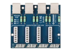 Ewimar Moduł ogr. przepięć sieci LAN PTU-54-ECO/POE PTU-54-ECO/POE - Akcesoria do monitoringu - miniaturka - grafika 1