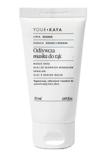 Your Kaya Odżywcza Maska do rąk o zapachu kokosa i migdałów - Kremy i maski do rąk - miniaturka - grafika 1