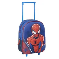 Plecaki szkolne i tornistry - CERDÁ LIFE'S LITTLE MOMENTS Plecak dziecięcy 3D Spiderman Trolley, unisex, niebieski, mały, Niebieski, S - miniaturka - grafika 1