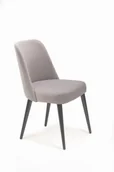 Krzesła - Mirek 1 krzesło tapicerowane tkanina do wyboru nogi grafitowe - miniaturka - grafika 1