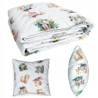 Kołdry i poduszki dla dzieci - KOMPLET 140x200+50x60 KOŁDRA+PODUSZKA NA LATO DLA DZIECKA PIKOWANY-POLSKI - miniaturka - grafika 1