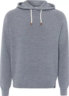 BRAX Męska bluza z kapturem w stylu Sid Feel Good, szary (Platin 04), 58 - Bluzy męskie - miniaturka - grafika 1