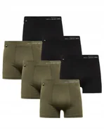 Majtki męskie - Bokserki Męskie Bawełna Gładkie KLASYCZNE KOLOROWE MORAJ ZESTAW 6 sztuk M - miniaturka - grafika 1