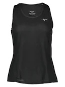Koszulki i topy damskie - Mizuno Top funkcyjny "DryAeroFlow" w kolorze czarnym - miniaturka - grafika 1