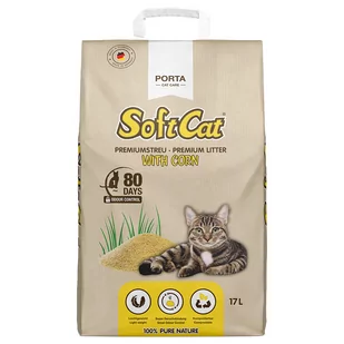 Porta SoftCat Corn, żwirek dla kota - 17 l - Żwirek dla kotów - miniaturka - grafika 1