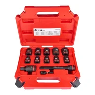 Klucze i nasadki - Milwaukee zestaw nasadek udarowych 1/2'' 13 elementów Shockwave w walizce 4932480456 - miniaturka - grafika 1