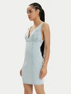 Sukienki - Guess Sukienka jeansowa Aida W4GK63 D4LT0 Błękitny Bodycon Fit - miniaturka - grafika 1