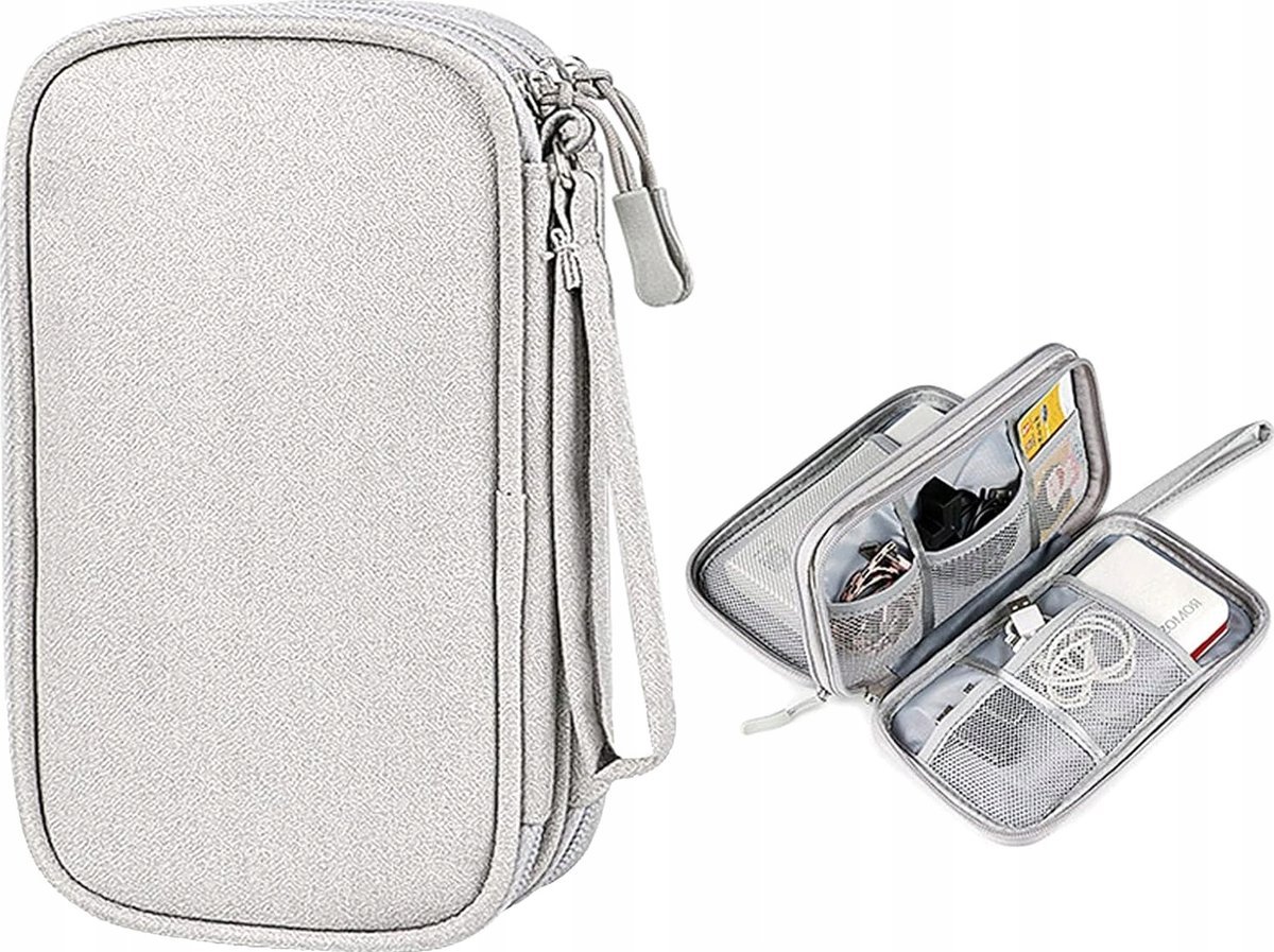 ORGANIZER NA KABLE 21X12.5X6CM ETUI FUTERAŁ NA ELEKTRONIKĘ OCHRONNY
