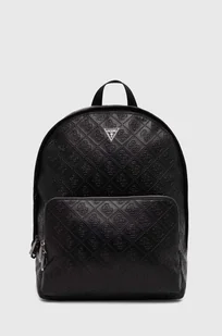 Guess plecak MILANO męski kolor czarny duży gładki HMMIDE P4311 - Plecaki - miniaturka - grafika 1