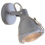 Lampy ścienne - Candellux CRODO LAMPA KINKIET 1X40W E14 SZARY 91-71101 - miniaturka - grafika 1