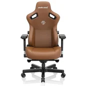 Fotele gamingowe - Anda Seat Kaiser 3 L Gamingowy do 150kg Skóra ECO Brązowy - miniaturka - grafika 1