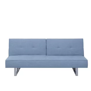 Beliani Sofa z funkcją spania tapicerowana niebieska 190 cm DUBLIN - Sofy i kanapy - miniaturka - grafika 1