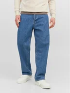 Spodnie męskie - Jack&Jones Jeansy Alex 12236078 Niebieski Baggy Fit - miniaturka - grafika 1