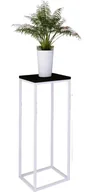 Kwietniki - Stojący kwietnik z metalowym stelażem biały + czarny M3-F73 - miniaturka - grafika 1