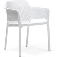 Krzesła - D2.Design Krzesło Net białe 81715 - miniaturka - grafika 1