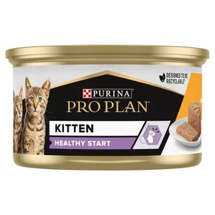 PURINA PRO PLAN KITTEN mus z Kurczakiem 85g - Mokra karma dla kotów - miniaturka - grafika 1