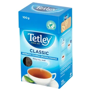 Tetley HERBATA CLASSIC CZARNA GRANULOWANA 100G - Herbata - miniaturka - grafika 1