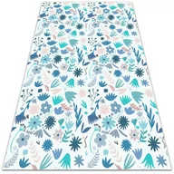 Dywany - Wewnętrzny dywan winylowy Łąkowe kwiaty 100x150 cm - miniaturka - grafika 1