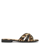 Klapki i japonki damskie - Guess Klapki FLJREA PEL19 Beżowy - miniaturka - grafika 1