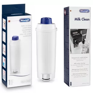 Filtr do wody Delonghi DLS C002 + płyn do czyszczenia mleka - Akcesoria i części do ekspresów do kawy - miniaturka - grafika 1
