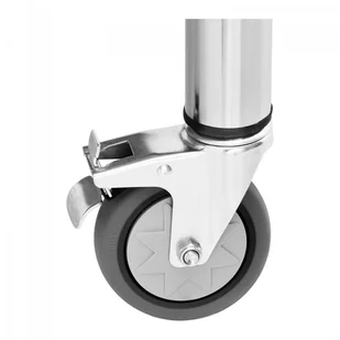 Stół ze stali nierdzewnej na kółkach - 60 x 120 cm - 158 kg ROYAL CATERING 10012804 RCAT-120/60-W - Meble gastronomiczne - miniaturka - grafika 6