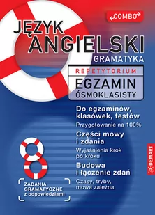 Język angielski Gramatyka Repetytorium Egzamin ósmoklasisty COMBO Nowa - Filologia i językoznawstwo - miniaturka - grafika 1