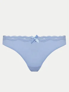 Hunkemöller Stringi Lola 300923 Błękitny - Majtki damskie - miniaturka - grafika 1
