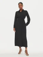 Sukienki - Marella Sukienka koszulowa Uruguay 2423226113 Czarny Regular Fit - miniaturka - grafika 1