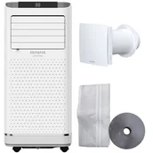 Klimatyzatory - Aiwa Klimatyzator / Osuszacz przenośny PAC09Y1 2,5kW + Rekuperator ścienny ERV10YA + Zestaw do uszczelniania okien ERV10YA - miniaturka - grafika 1