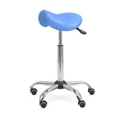 Meble i wyposażenie gabinetów medycznych - UBM ERGO STS Niebieski 07 Taboret tapicerowany - miniaturka - grafika 1