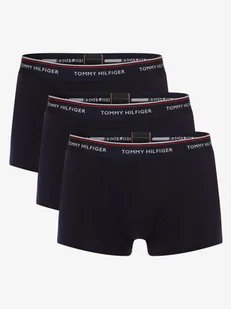 Tommy Hilfiger Obcisłe bokserki pakowane po 3 szt. Mężczyźni Bawełna niebieski jednolity, XL - Majtki męskie - miniaturka - grafika 1