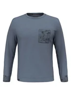 Bluzy męskie - Salewa Bluza w kolorze niebieskim - miniaturka - grafika 1