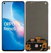 Części serwisowe do telefonów - WYŚWIETLACZ EKRAN LCD DO OPPO RENO5 5G OLED - miniaturka - grafika 1