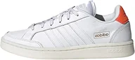 Trampki damskie - adidas Grand Court Se, trampki damskie, Ftw Bla Ftw Bla Rossen, 36.5 EU - miniaturka - grafika 1