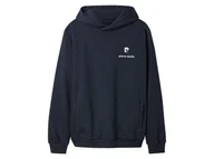 Bluzy męskie - Pierre Cardin Bluza dresowa męska z kapturem (Granatowy/szary, M) - miniaturka - grafika 1