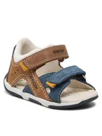 Buty dla chłopców - Geox Sandały B S.Tapuz B. A B250XA 0CL22 C5GF4 Brązowy - miniaturka - grafika 1