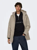 Kurtki męskie - ONLY & SONS Parka w kolorze beżowym - miniaturka - grafika 1