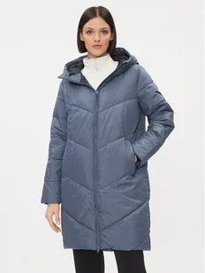 4F Kurtka zimowa 4FAW23TDJAF235 Niebieski Regular Fit - Kurtki damskie - miniaturka - grafika 1